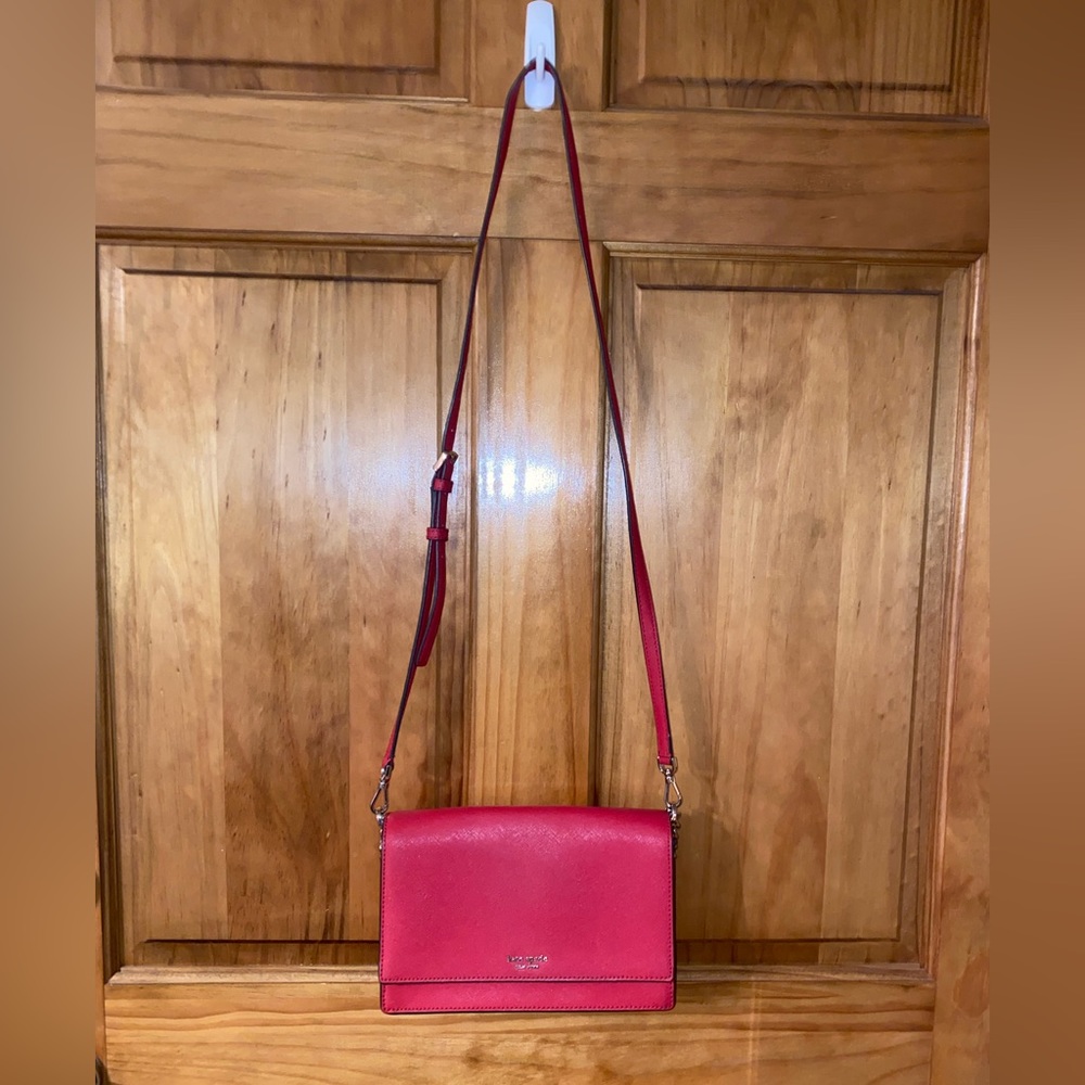 Red Kate Spade purse, in like new condition